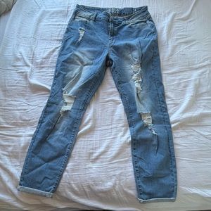 New Resfeber Ripped Boyfriend Jeans Size 14